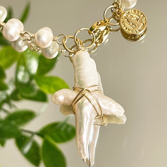 Handmade✨✨ Freshwater pearl bracelet - Picture 7 of 12